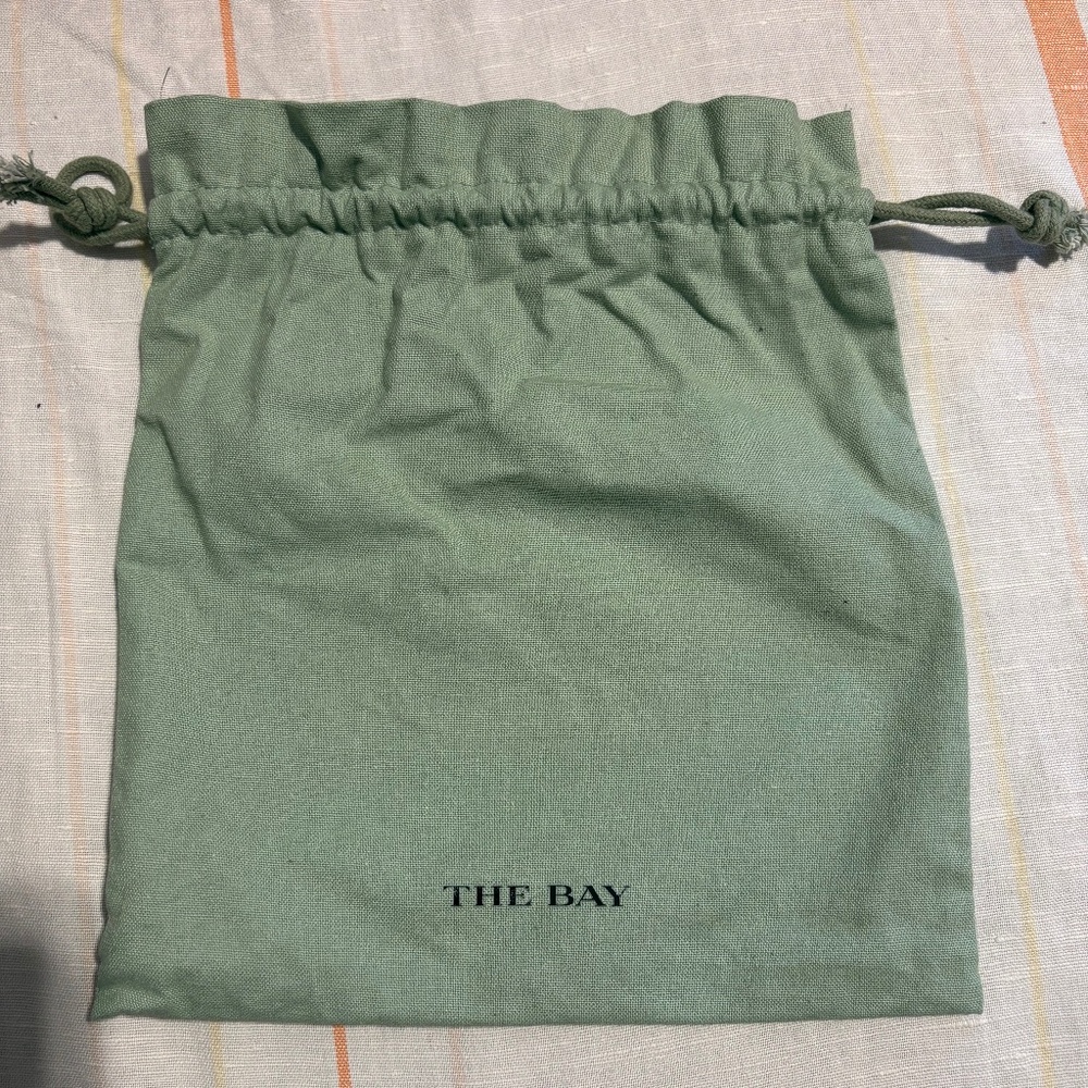NEW RARE Hudson's Bay Company HBC The Bay cloth bag - Small size 23.5cmx26cm